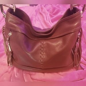 B. Makowsky Soft Genuine Leather Bag in Brown